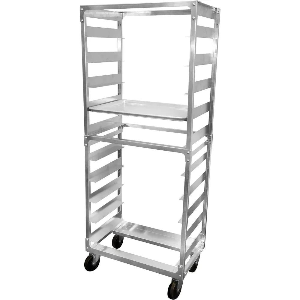 

Алюминиевая стойка с боковой нагрузкой, коммерческие стандартные сверхмощные алюминиевые стойки для булочек для общественного питания, пекарни, ресторана