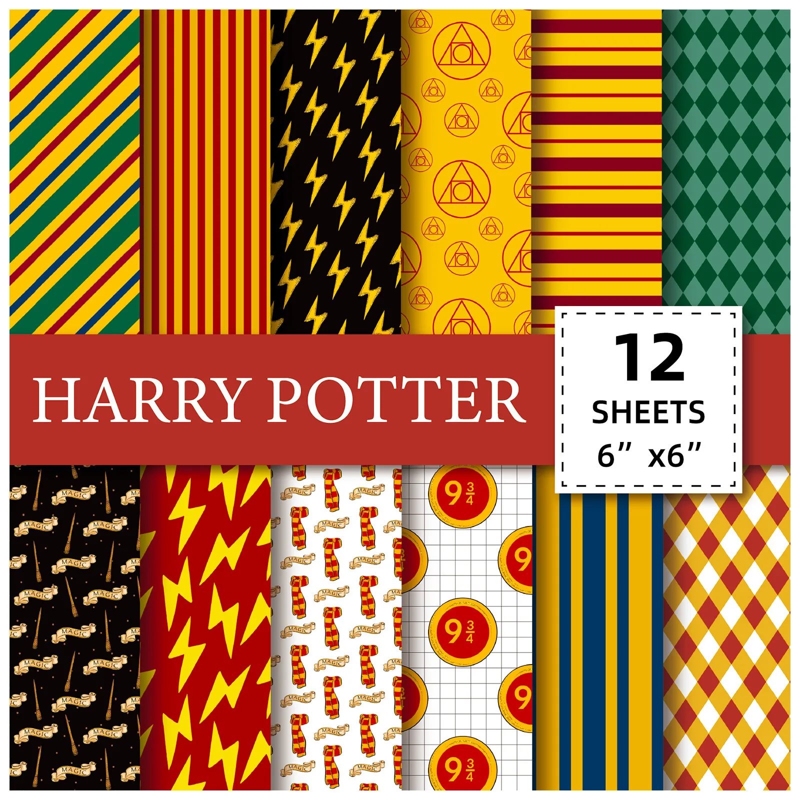 12PCS Material Pape…