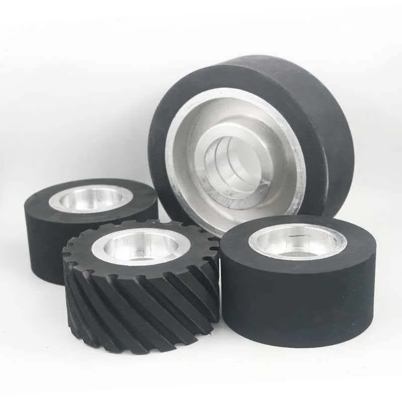 Grinding and Polishing Wheel with Rubber Belt and Aluminum Core for Metal Grinding