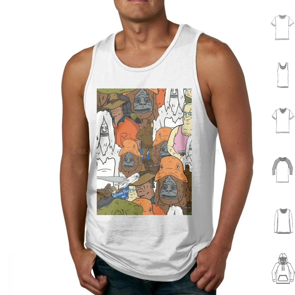 Sassy The Sasquatch Tank Tops Vest Sleeveless The Big Lez Show Sassy Big Lez Sassy The Sasquatch Big Lez Show Mike