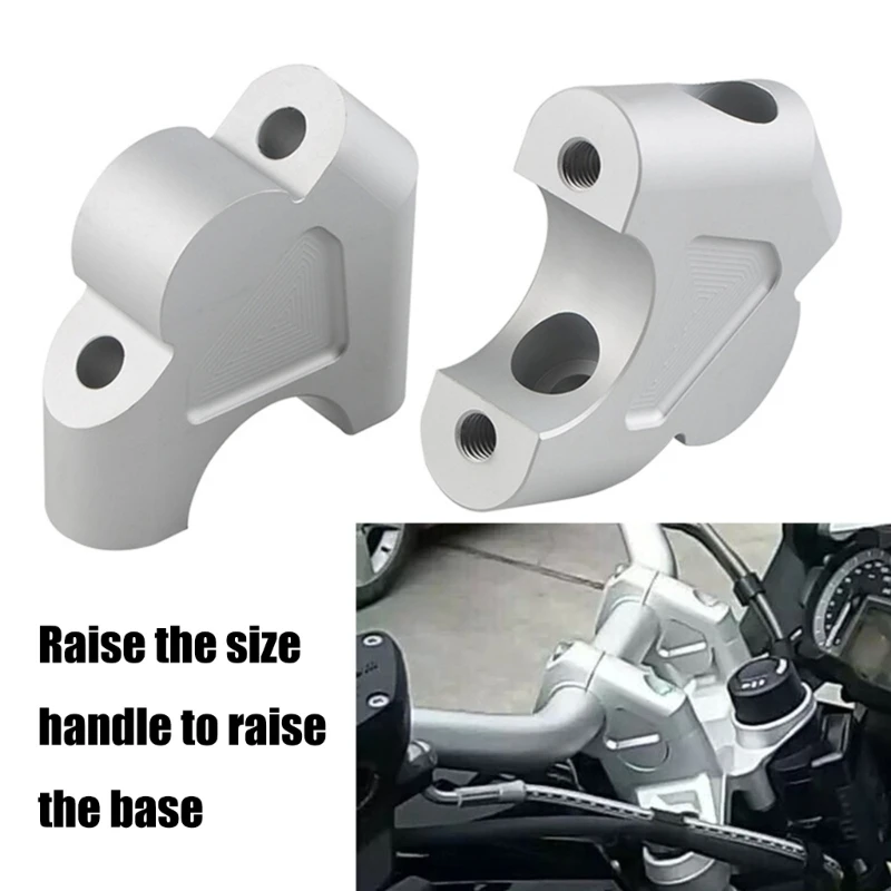 G99F Motorcycle Handlebar Elevator Bracket Aluminum Height Adapter for Long Distance