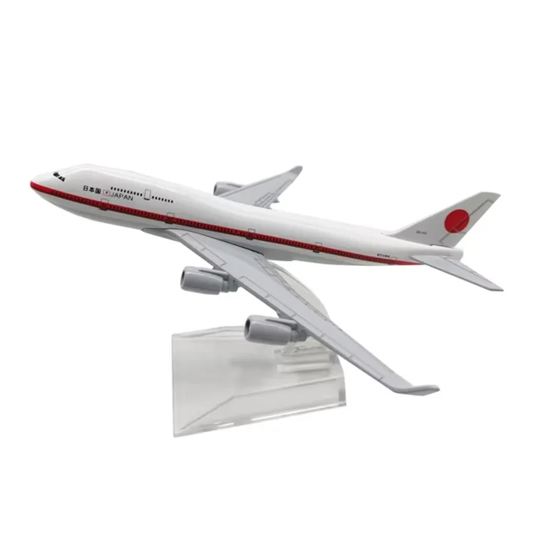 

16CM 1:400 Scale 747 Alloy Metal Aircraft Model Japan President Boeing B747 With Aircraft Stand Collectible Gift Display Model