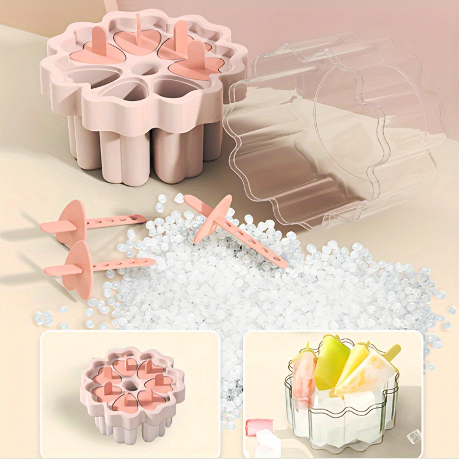 DIY ice cream molds for  use to make popsicle popsicles easy to take off the mold homemade ice cream ice lattice molds ice cream