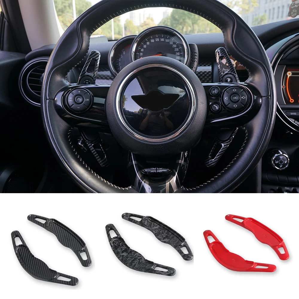 For MINI Cooper S JCW F54 F55 F56 F57 F60 Countryman Clubman ABS Steering Wheel Shift Paddle Extension Cover Accessories