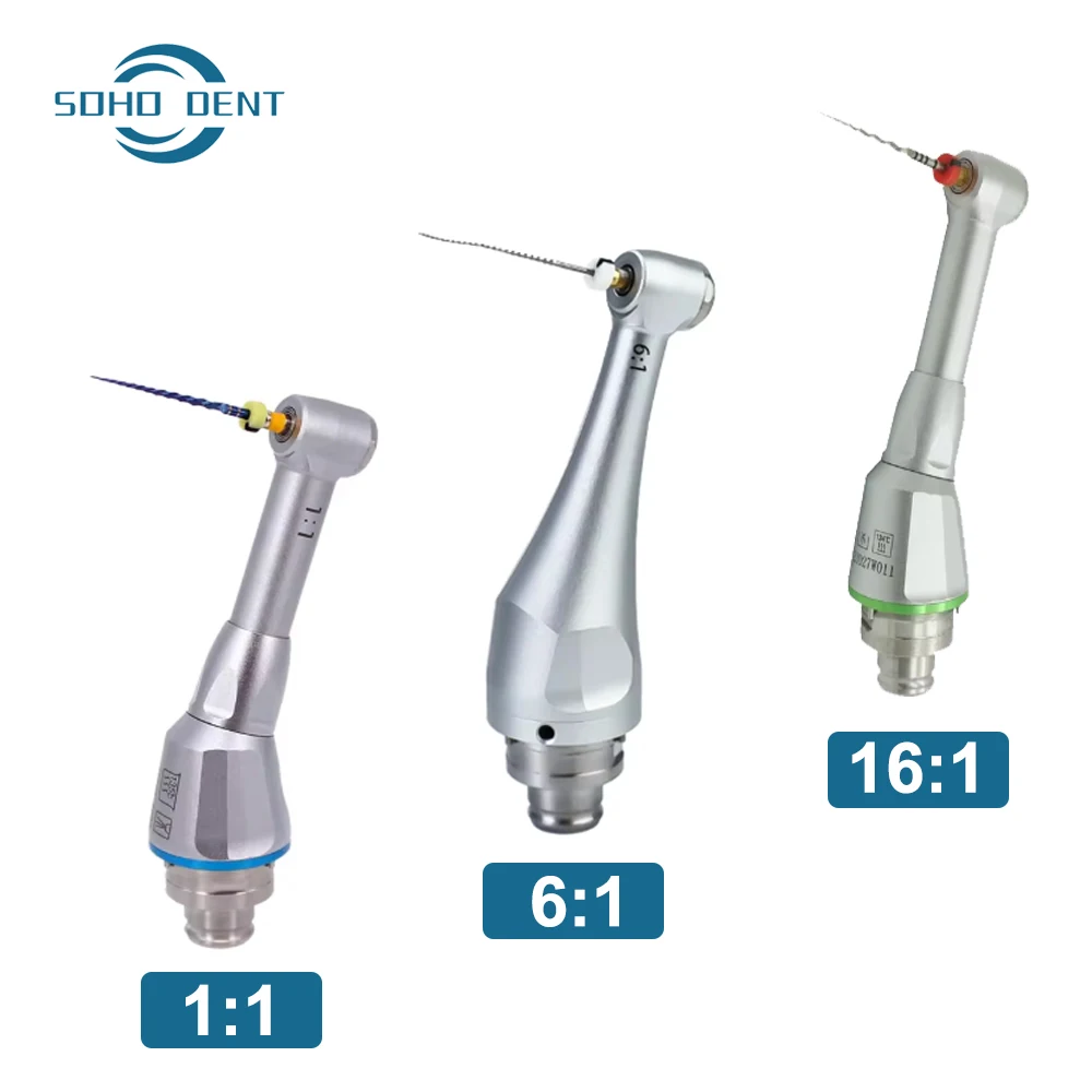 

16:1/6:1/1:1 Dental Endo Motor Head for Handpiece / Engine Files Compatible with Original Handpiece Dentist Equipment