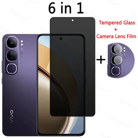 Privacy Screen Protector For Vivo V40 SE 80W Privacy Tempered Glass Vivo V40 SE 80W Glass For Vivo V40 SE 80W Glass 6.67 inch