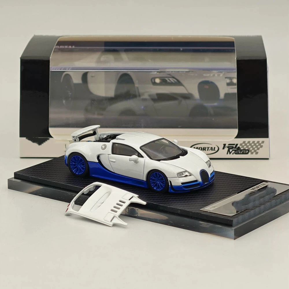 Modèles de voitures super sportives Veyron à l'échelle 1:64, jouets en métal moulé sous pression, collection de cadeaux, miniatures bicolores, neufs