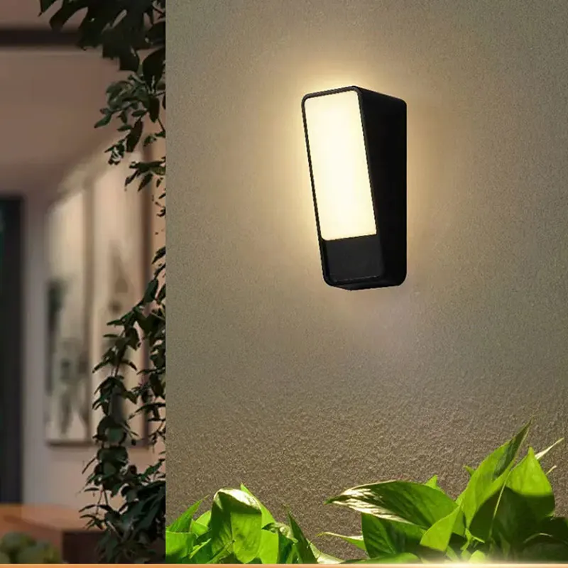 Impermeable al aire libre, patio al aire libre, pasillo, balcón, luz de pared exterior