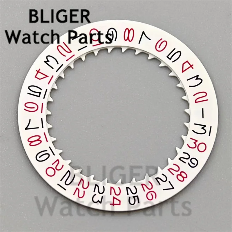 Watch Movement Parts Calendar Disc Black White Red Yellow Date Wheel Fit NH34 NH35 Movement Modified Repair ToolS 3.0/3.8 Crown