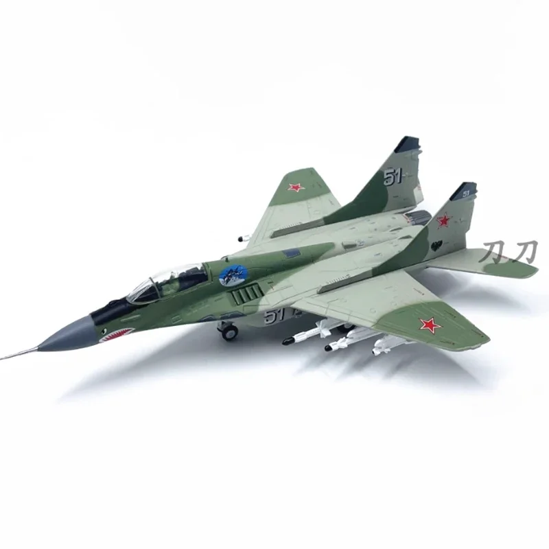 

Diecast 1:100 Scale Russian MIG29 fighter Finished Aircraft Simulation Model Static Decoration Souvenir Gifts For Adult Boy