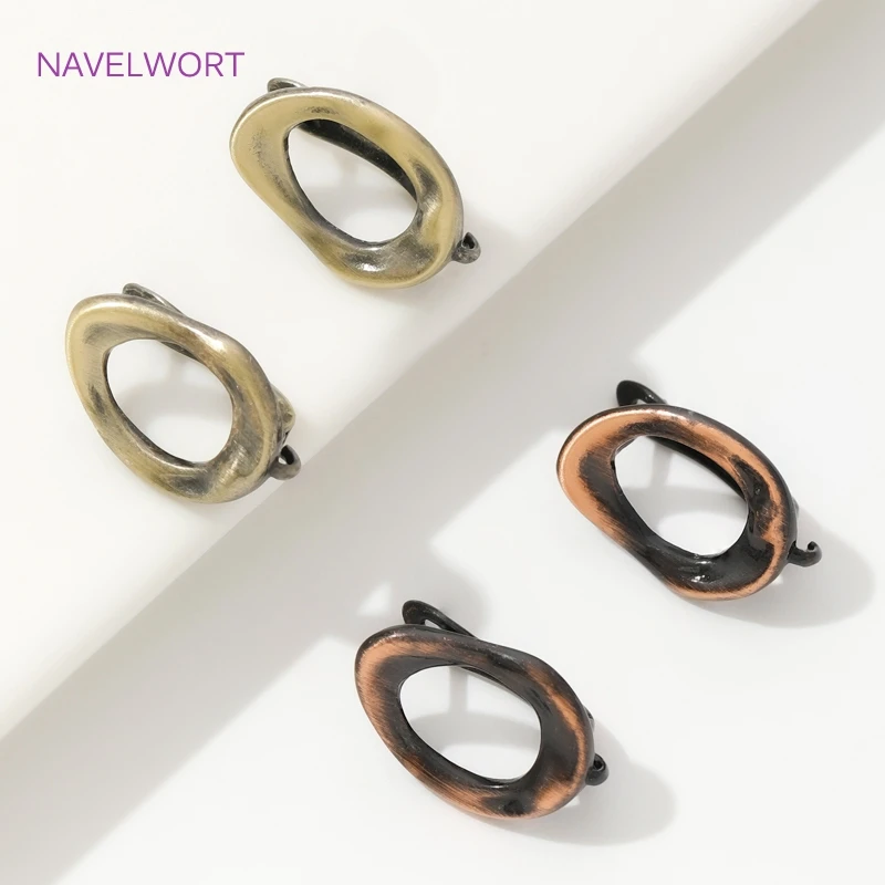 Fasteners For Earring Antique Bronze Shvenzy Earwires Brass Earring Hooks Earring Fixtures For DIY Earrings Making Accessories image 4