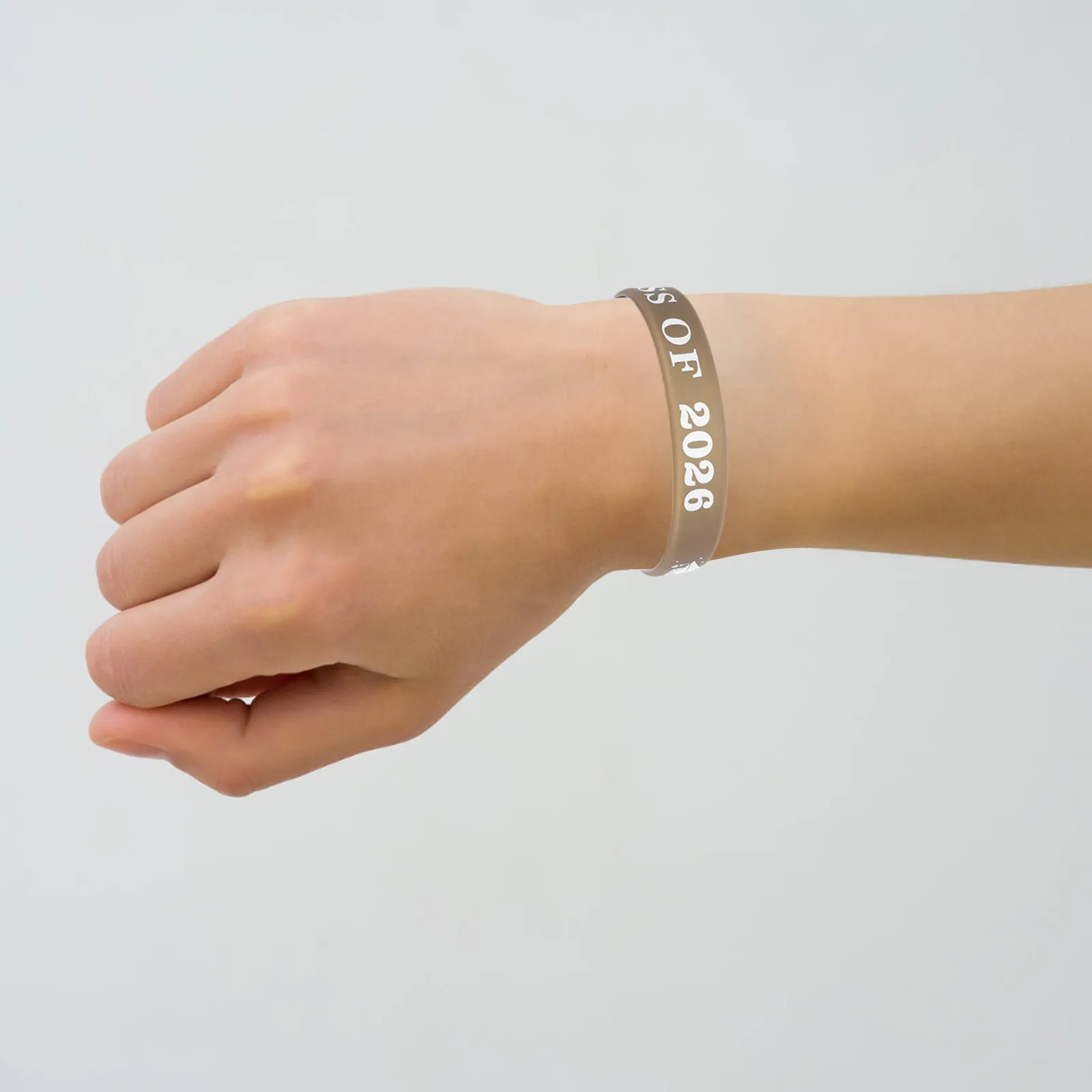 Silicone Wrist Straps for Graduation – Debossed Commemorative Bracelets