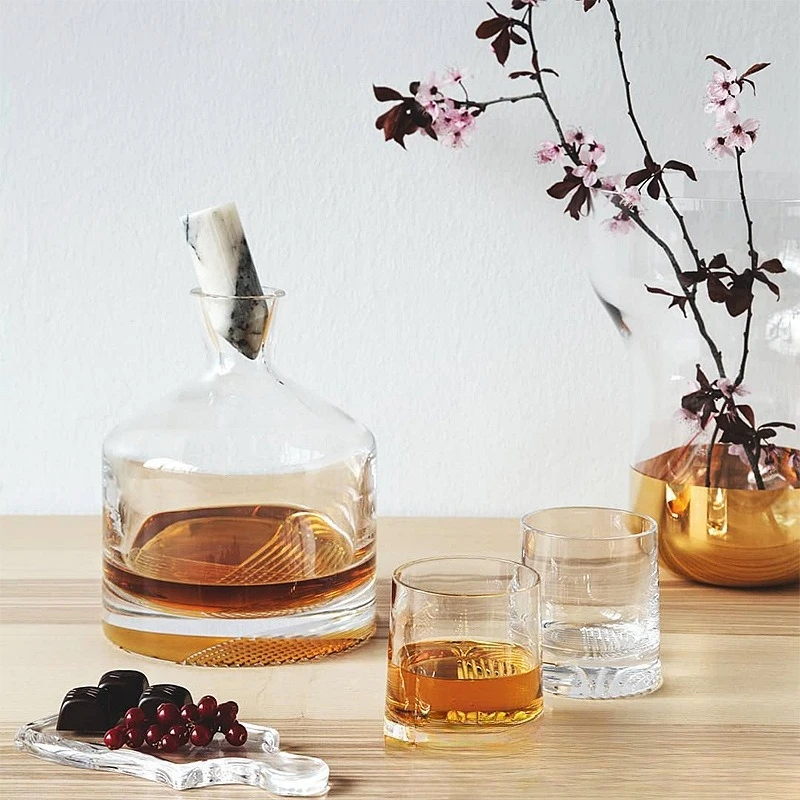 디자이너 위스키 병 외국 와인 디스펜서 와인 잔 와인 세트