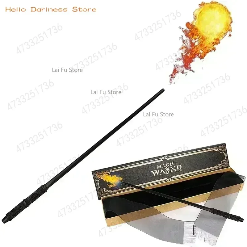 Harries Fire-breathing Magic Wands Full Range of Magic Stage Props Glow Magic Wand Halloween Christmas Cosplay Gifts Toys