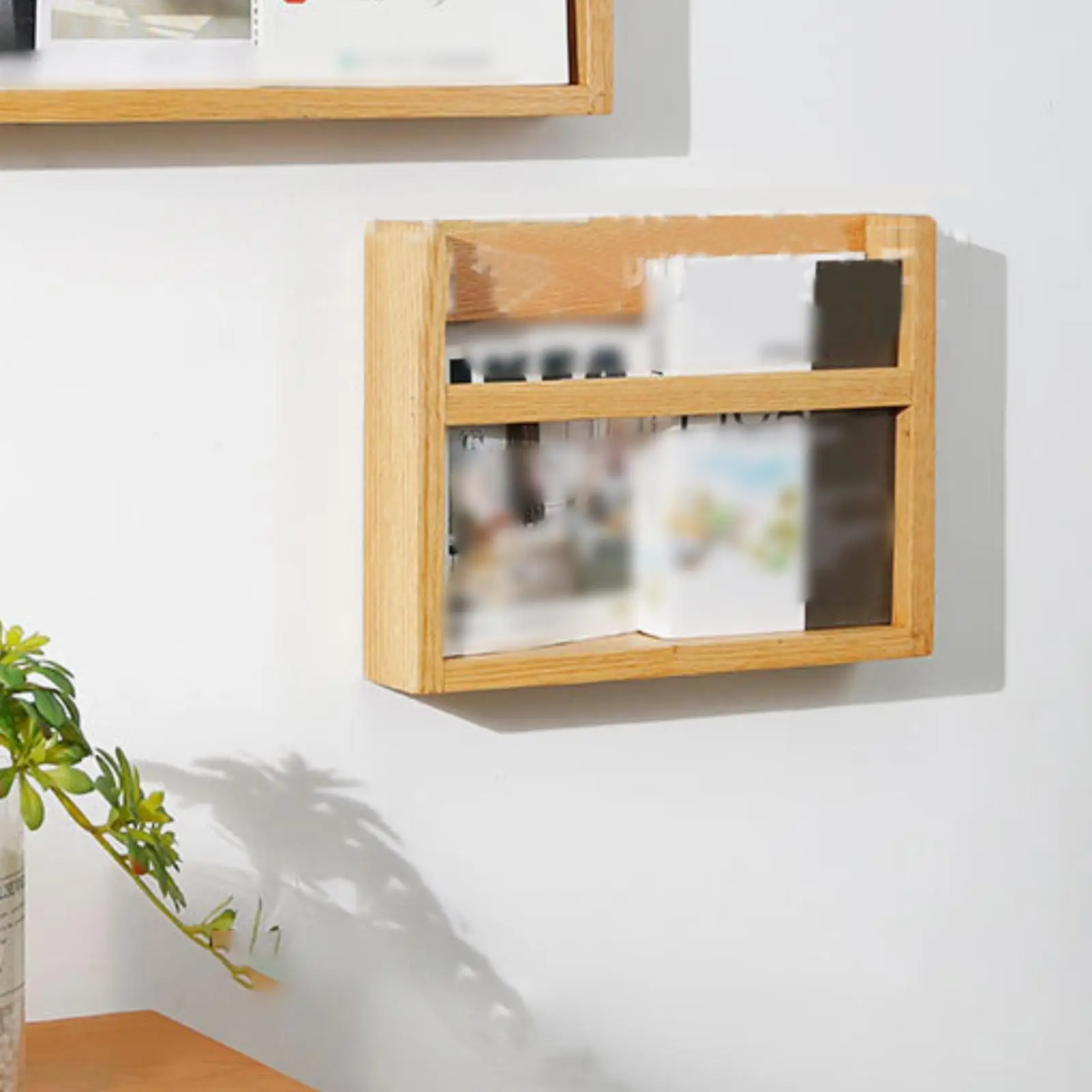 

Wall Mounted Magazine Holder Nordic Storage Rack for Waiting Room Home Decor