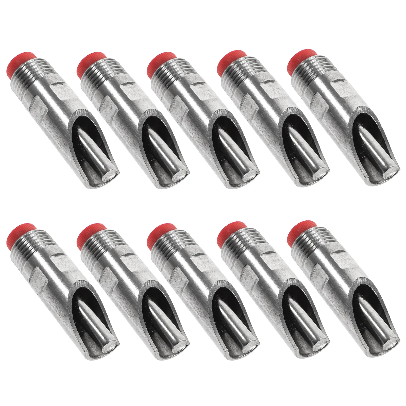 

10 Pcs Pig Waterer Livestock Trough Stainless Steel Automatic Feed Feeder