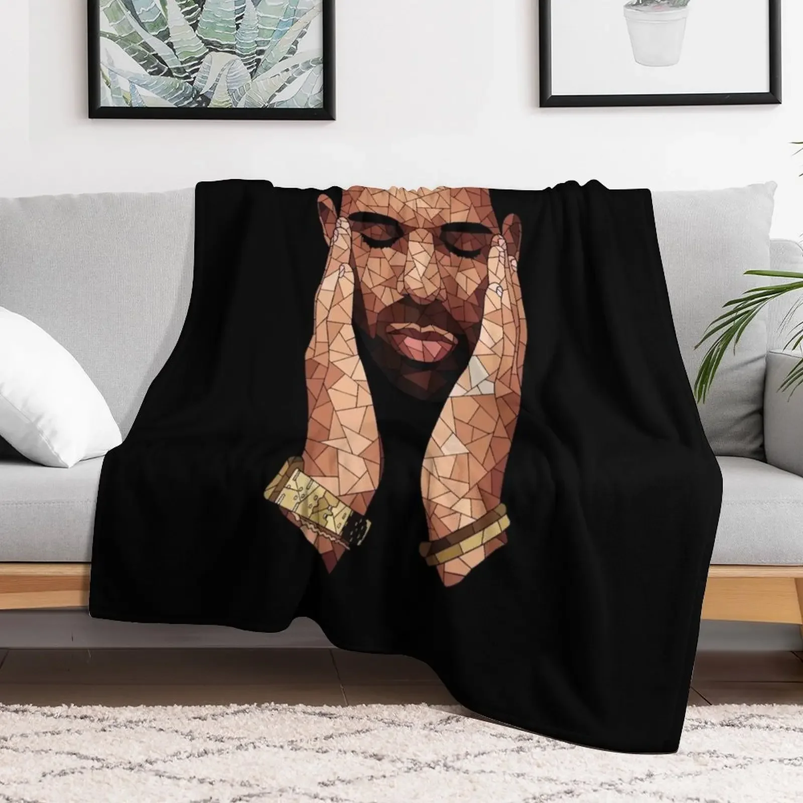 Drake Rapper Throw Blanket Decoratives Decorative Throw Blankets