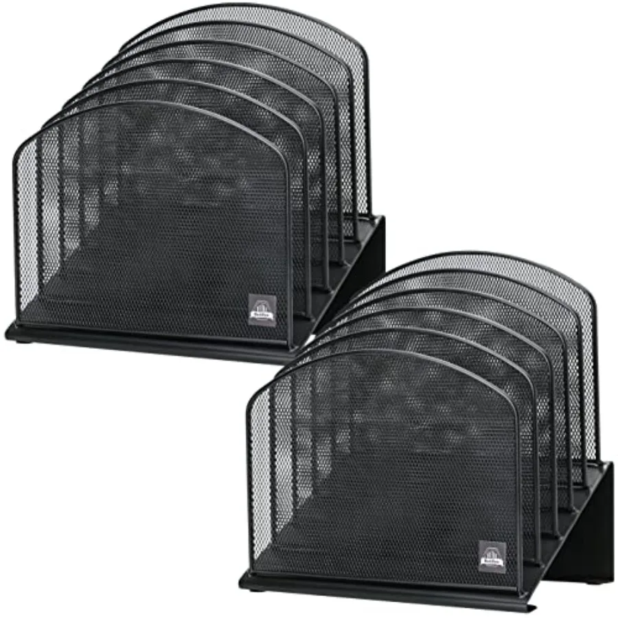 

Набор из 2 наклонных настольных органайзеров для файлов с 5 отделениями, держатель для документов, сортировщик, организация хранения и аксессуары для офиса