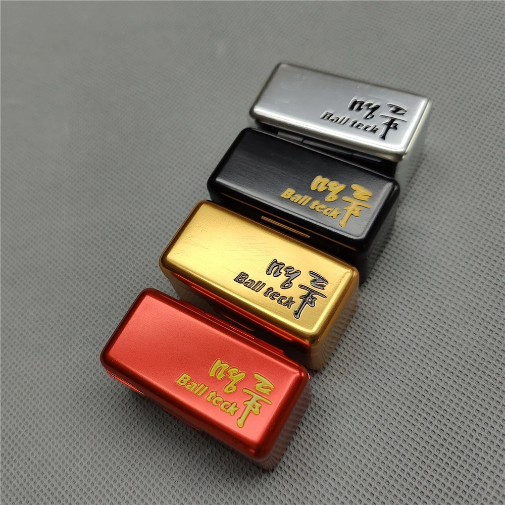 

Billard Chalk Pool Chalk 2Pcs/Box Metal Box BallTeck Korea Billiards Chalk Blue Pool Cue Stick Chalks Billiard Accessories