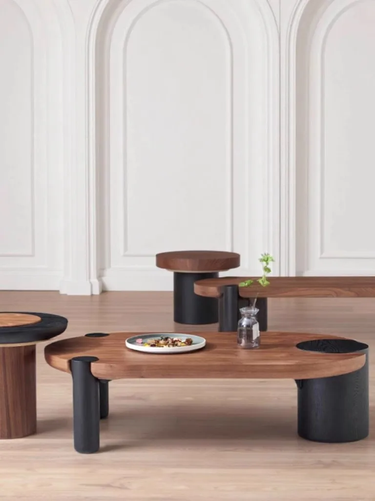 

Natural Walnut Wood Middle Ancient Style The Sitting Room Tea Table Side Table The Hotel Advanced Unique Decoration Tea Table