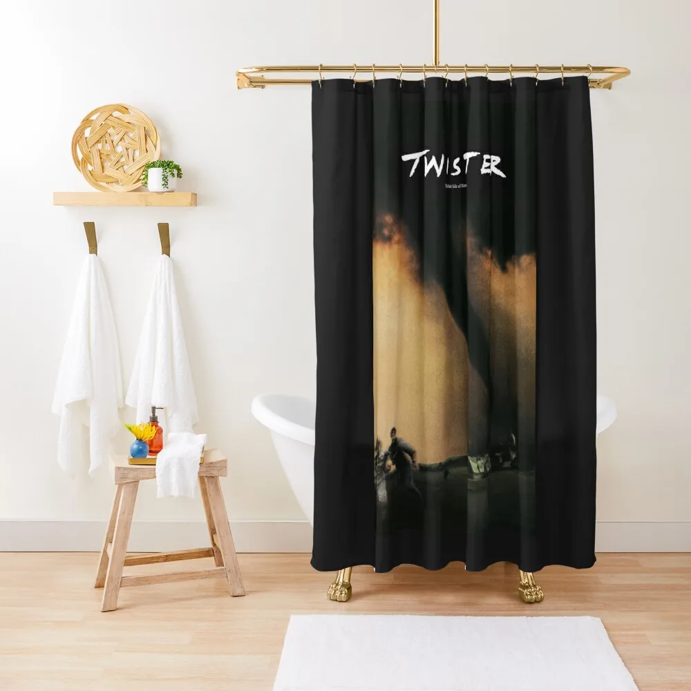 

Mans Twister 1996 Movie Fashion Leisure Round Neck Shower Curtain In The Bathroom Elegant Bathroom Shower For Bathrooms Curtain