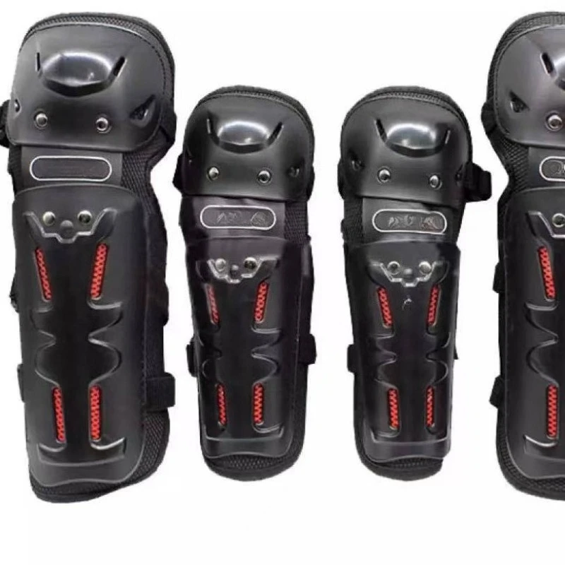 For Riding Motorcycle Knee Pads Elbow Pads Four-piece Set, Knight Off-road Protective Gear, Suitable for All Seasons