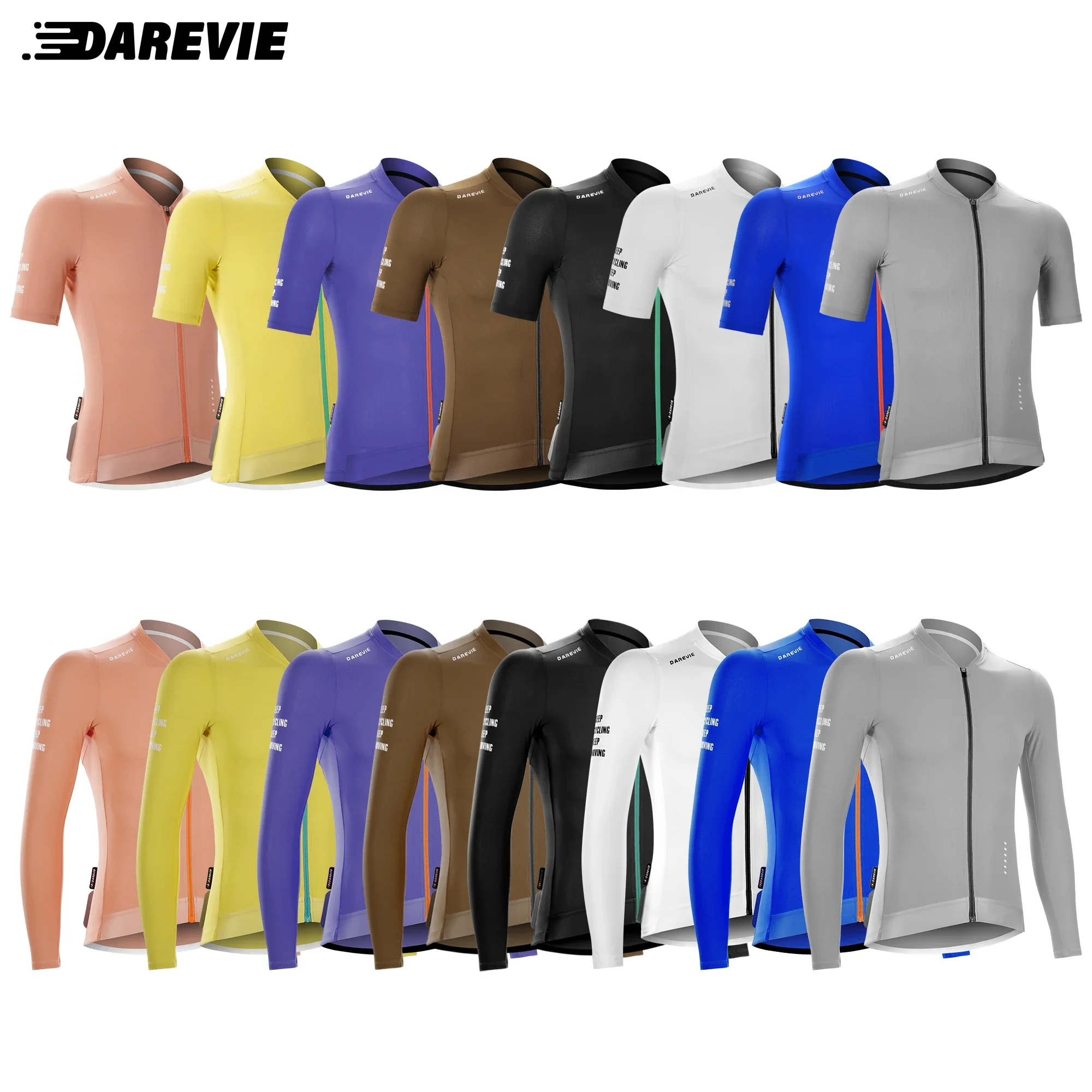 

DAREVIE Cycling Jersey Anti-UV SPF 50+ Anti-Slip Pro Line Man Cycling Maillot Cool Technology Quickly Dry Female Clothing