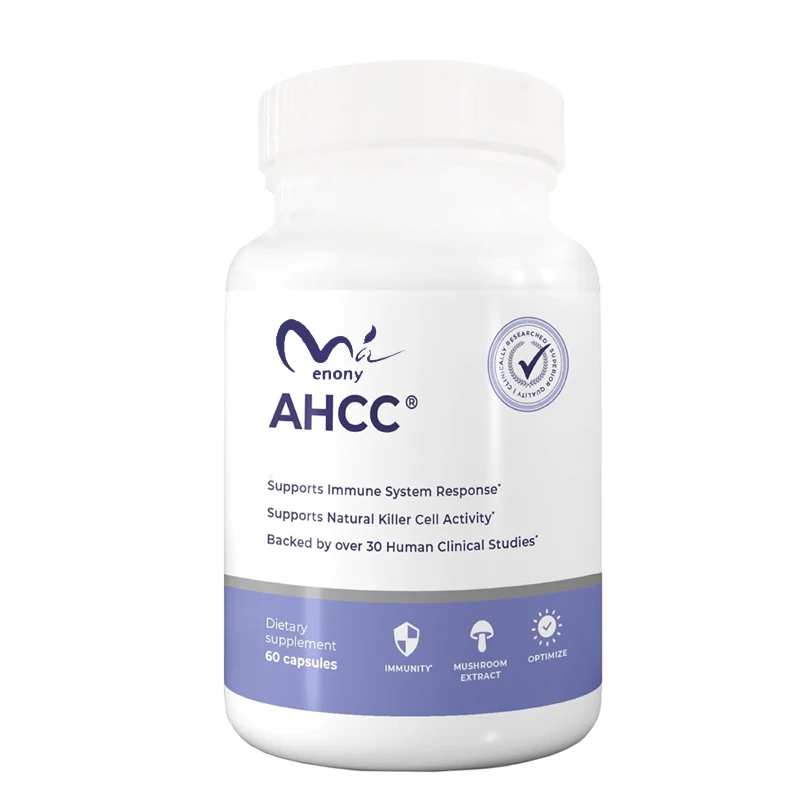 AHCC Supplement - Natural Immune Support Extract - Maintaining Natural Killer Cell Activity -60 Vegetarian Capsules