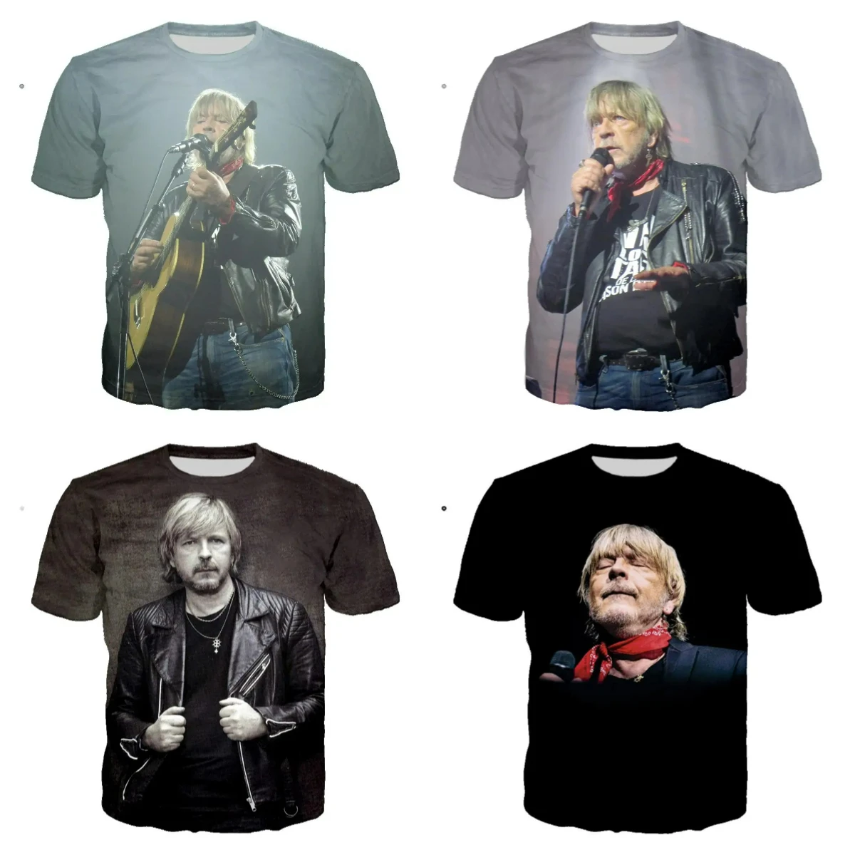 

Hip Hop Street Unisex Oversized T-shirt New Metal Rock Dio Band 3D Printed T-shirt Fashion Men's Quick-drying MOTO Top