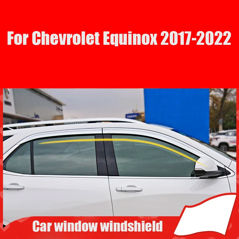 For Chevrolet Equinox 2017 2018 2019 2022 ABS material for car windows weather protection and exterior protective components