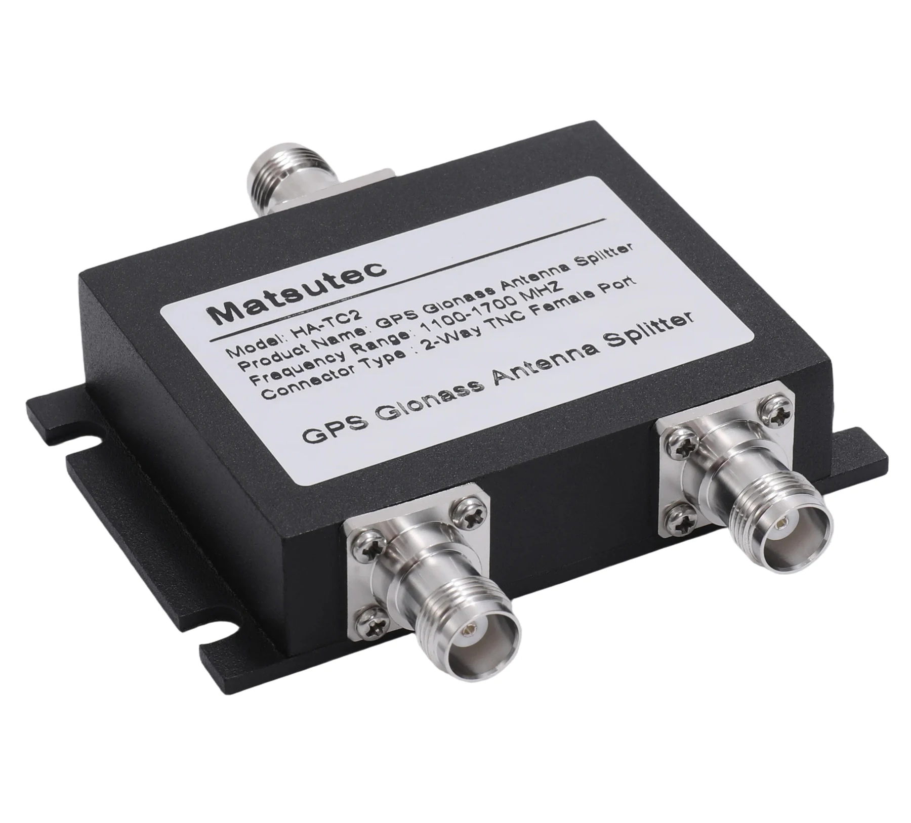 Matsutec HA-BC2 GPS Glonass Antenna Splitter GPS Antenna Splitter / GPS Antenna Power Splitter/Combiner TNC or BNC SMA Port