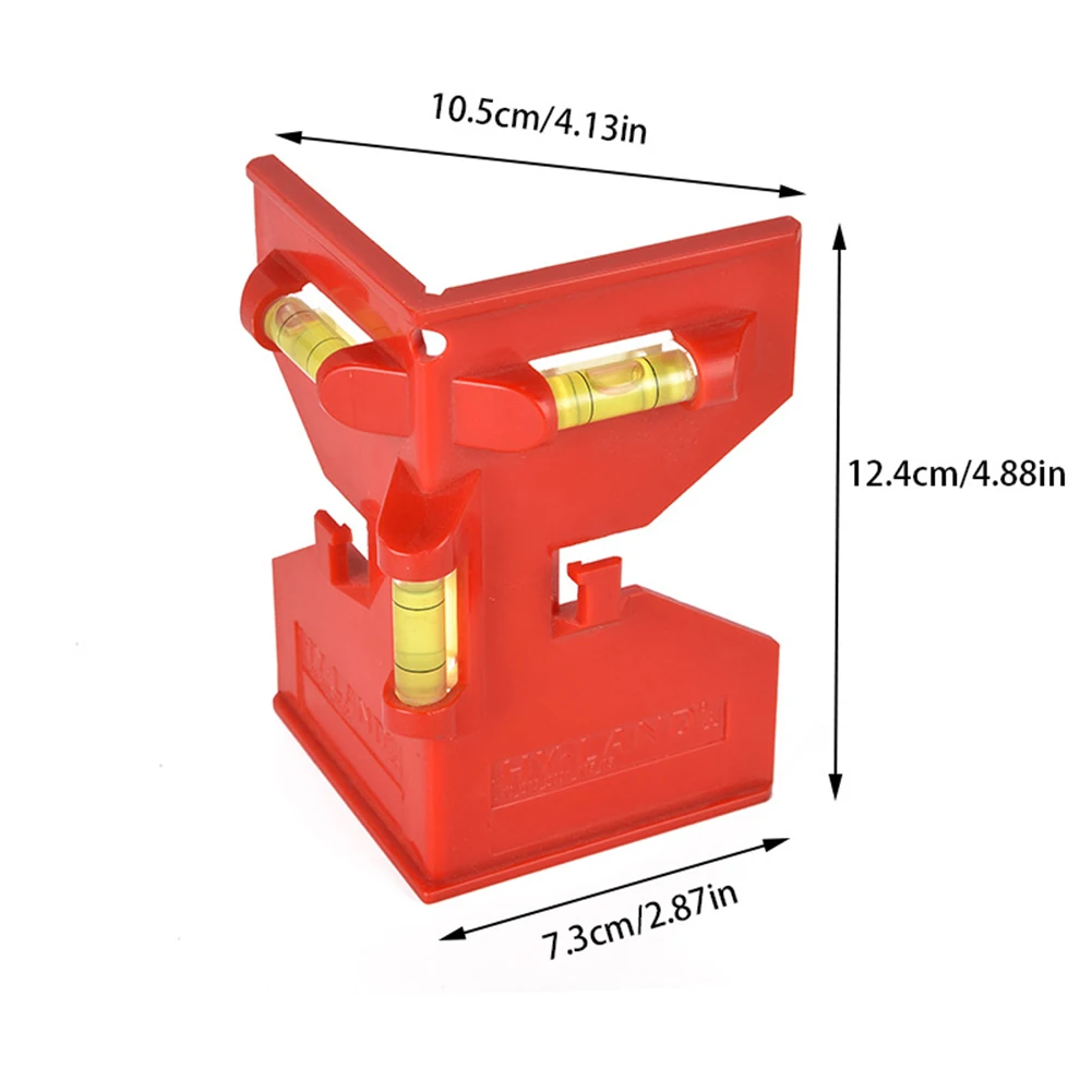 

Magnetic Horizontal Level Tool with 3 Bubble Levels for Accurate Measurements in DIY and Professional Settings