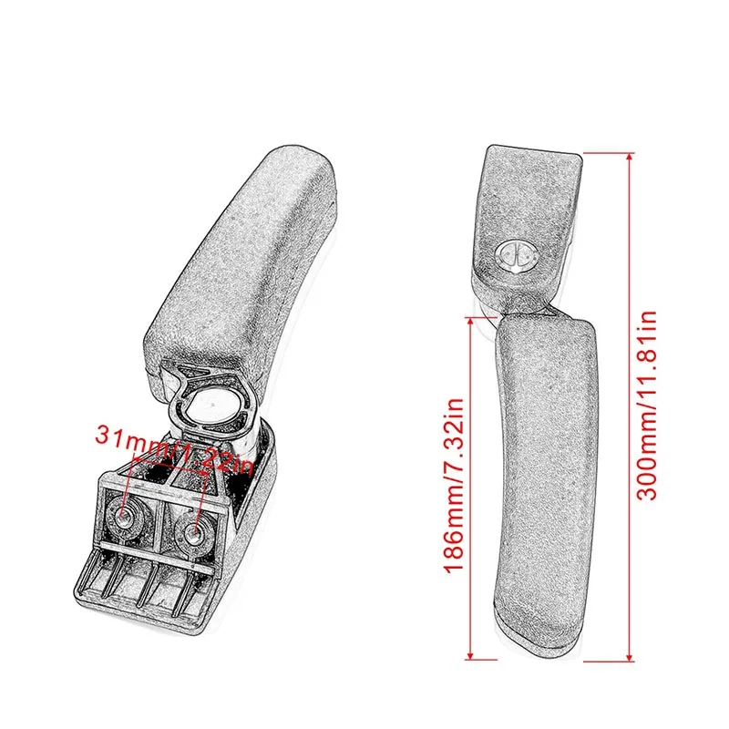 Motorcycle Tail Box Cushion Passenger Backrest Lazyback Pad Drilling Required For BMW R1200GS LC Rear Box Passenger Armrests