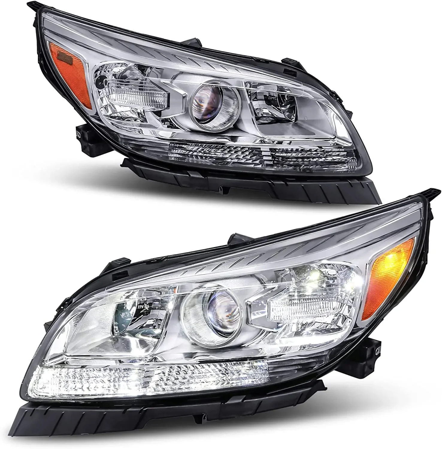 HALOGEN HEADLAMP FOR CHEVROLET MALIBU 2013-2015 w/ Projector HEADLIGHT Front Light GM2503363 23294936