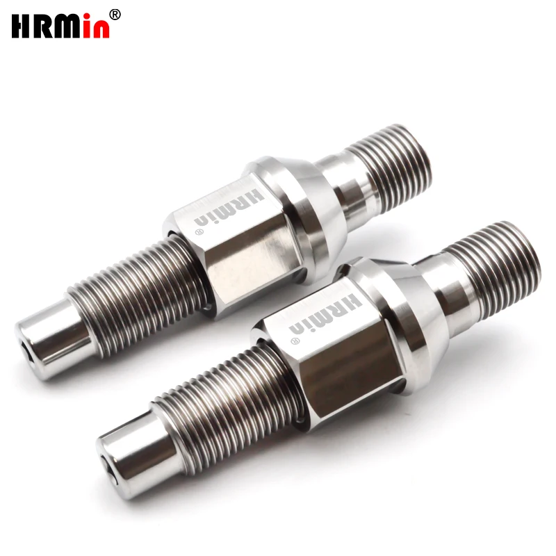 

HRMin 10.9 grade Gr.5 titanium 20pcs wheel stud M14*1.5*78mm with 20pcs wheel nut M14*1.5*27mm for Refitted VW AUDI