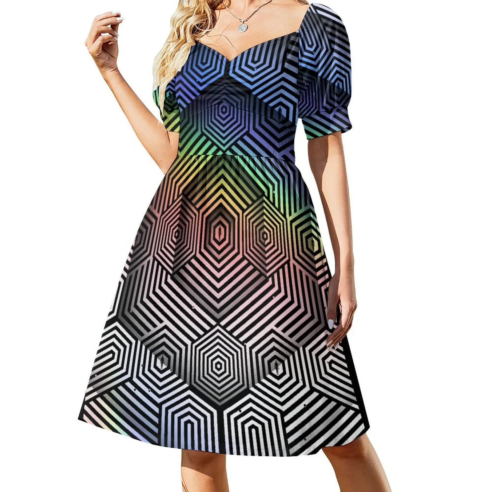 An alien vision of humans Short Sleeved Dress ladies dresses for special occasions dress for women 2025 Womens dresses Dress