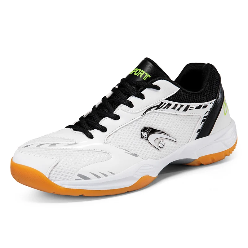 

Professional Outdoor Gym Trainers Anti-Slip Badminton Shoes for Men Women Sport Tennis Big Size Blue Black