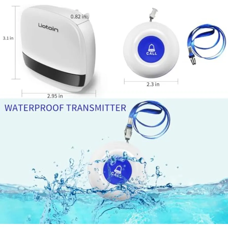 Wireless SOS pager system for fast assistance