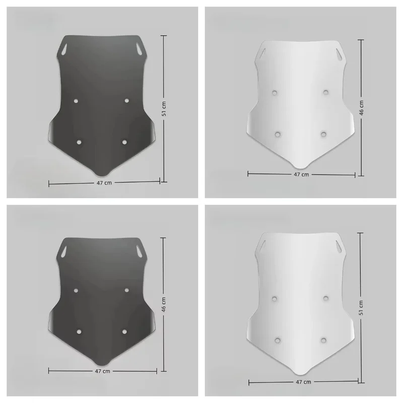NCIN VOGE DS525X DS 525X 525DSX 525 DSX525 Motorcycle Accessories Windscreens Windheld Wind Deflectors Viser Clear
