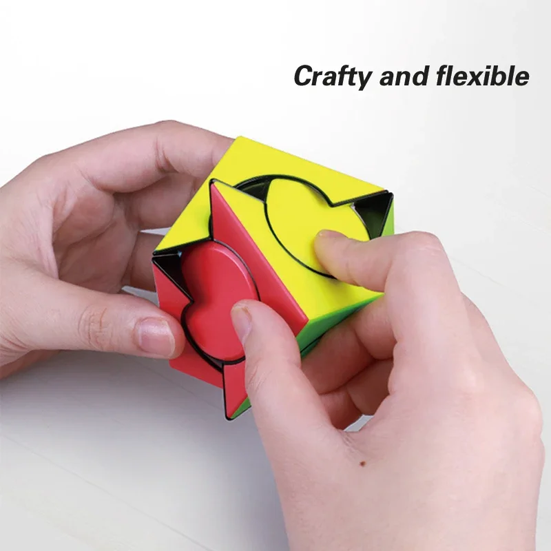 Nuevo superventas QiYi Cubo mágico de seis velocidades punto rompecabezas profesional FangYuan regalo para niños Cubo mágico juguete educativo juguete educativo
