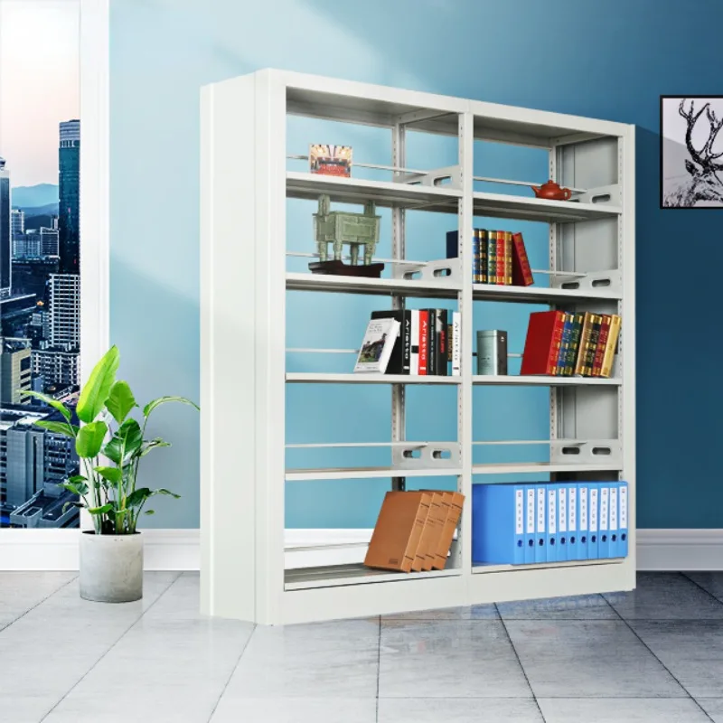 hot selling industrial bookcases library furniture for school use