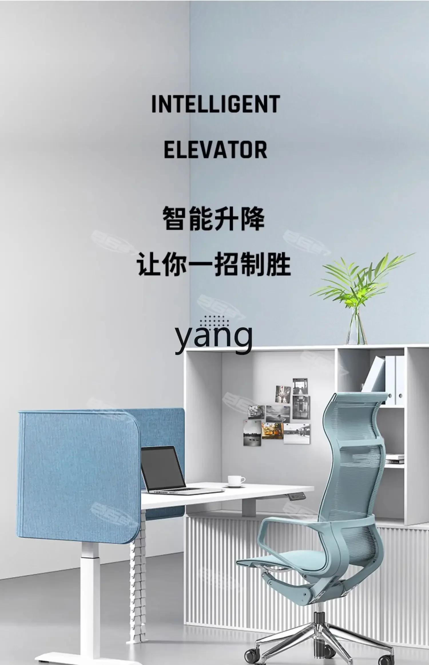 LMM simple electric lifting table intelligent standing office desk computer desktop table 4