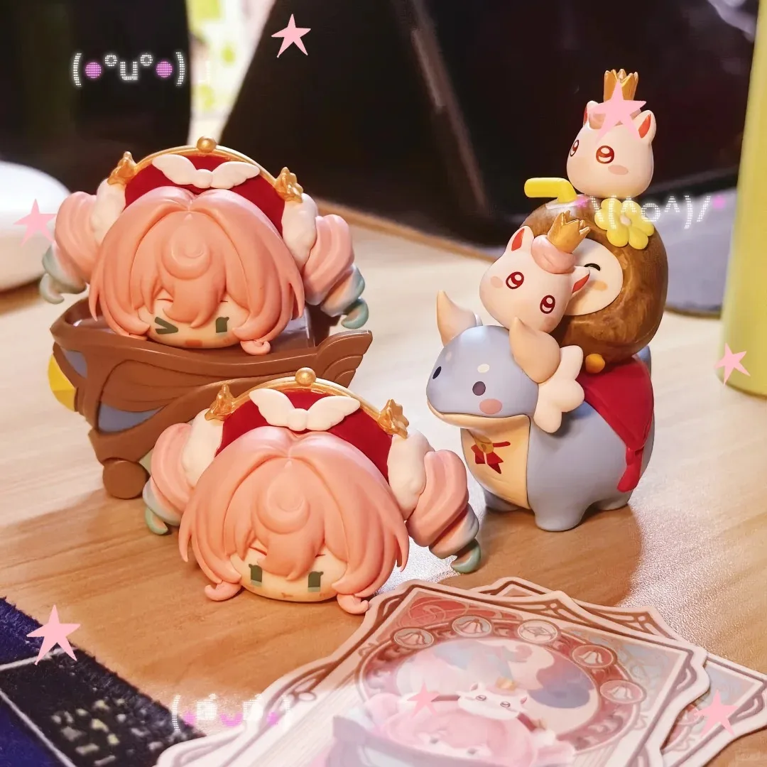 Mihoyo Honkai Star Rail Amphoreus' Saga Of Heroes Super Stacking Blind Box Series Anime Figure Doll Collectible Model Fans Gift