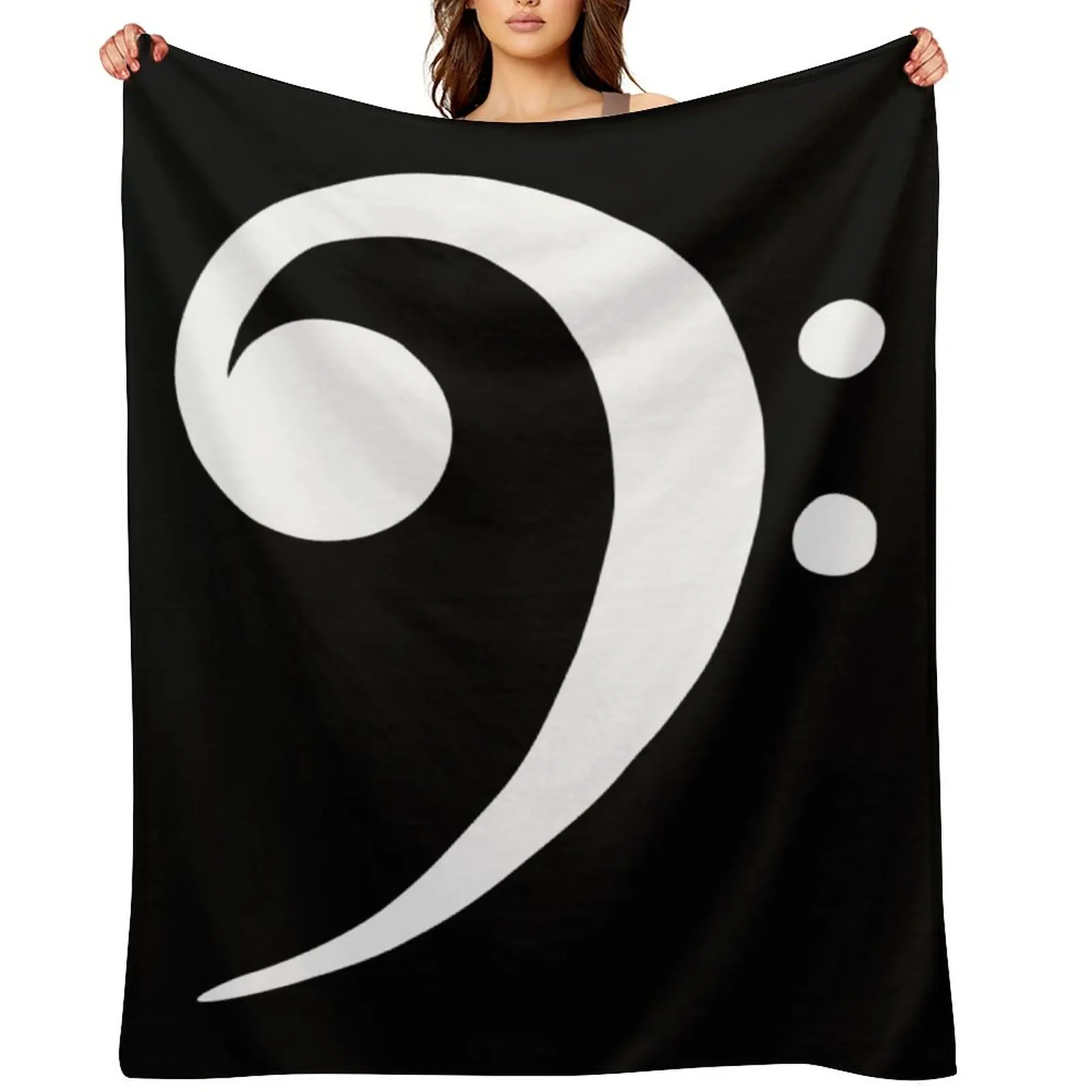 

Bass Clef Bass Clef Clef Bassist Band Music Throw Blanket Thins Blankets For Baby for winter Sofa Throw Blankets