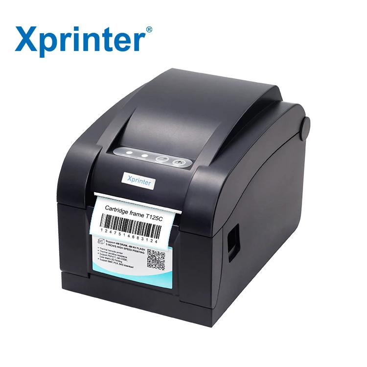 Xprinter XP-350B/350BM Two in One 3inch/80mm Direct Thermal Receipt Ticket and Barcode Printer Label and Sticker Print Machine