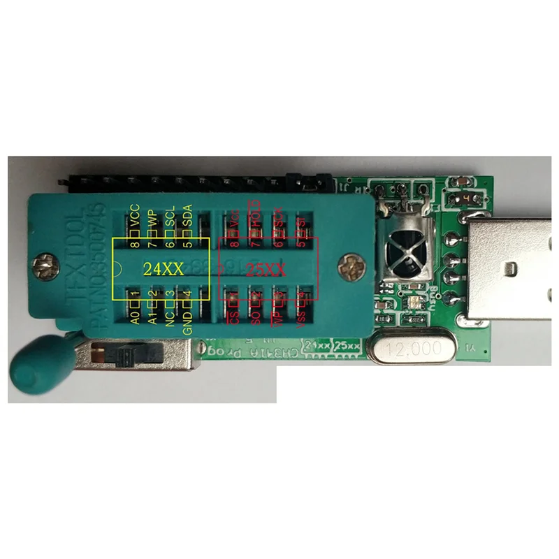 

Программатор CEA 3X Ch341a V1.7 1,8 В, сдвиг уровня W25q64fw W25q128fw Gd25lq64