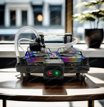 Mobilní telefon iPad tablet počítač magnetický polovodič chlazení kapalinové chlazení vodní chlazení radiátor jablko android 8 nejlepší prodej Vodní chlazení iPadu - №1