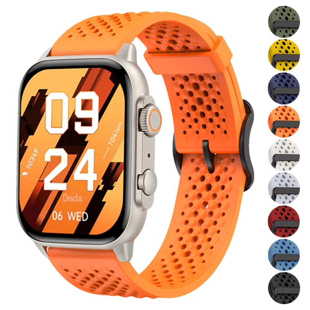 22Mm Smartwatch Strap For Colmi C81/C63 Silicone Band For Colmi P71 P68 P60 For…