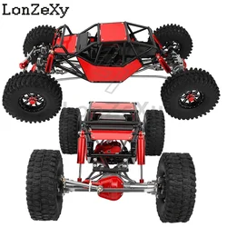 Metal Alloy 1/10 RC Simulation Climbing Crawler Frame with SCX10 I Straight Axles Upgrade Car DIY Kit Parts With Plastic Cage