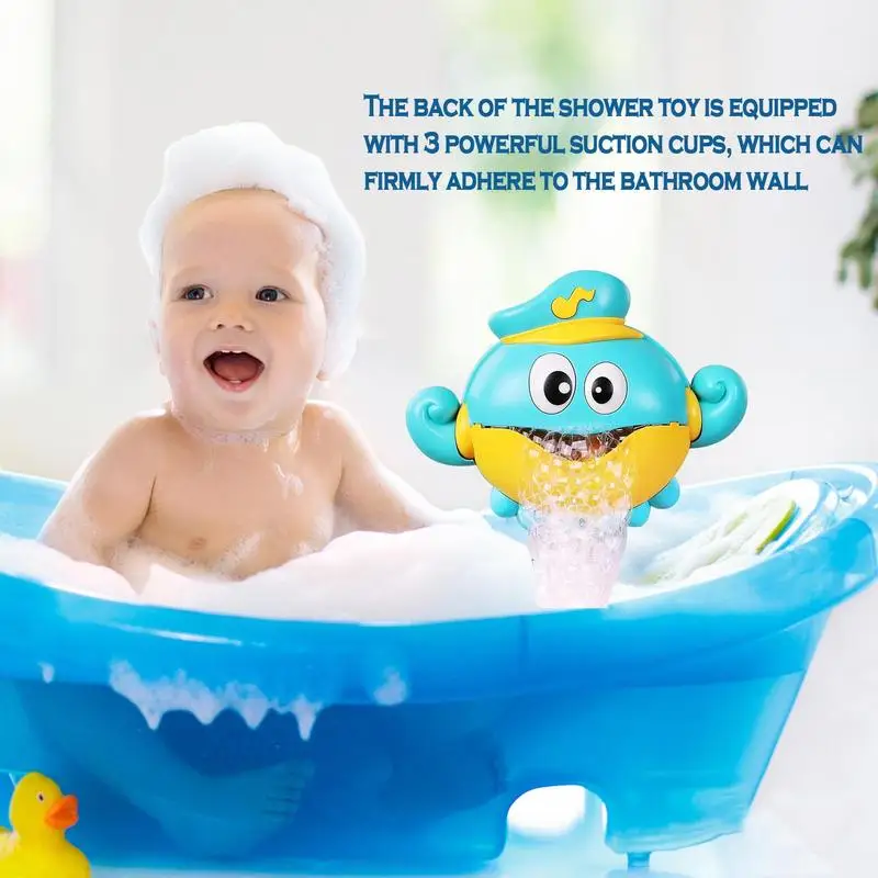 Bathtub Bubble Toy Infant Bathtub Toy For Desk Octopus Shaped Octopus Toddler Bath Toys With Music Fountain Toddler Pool